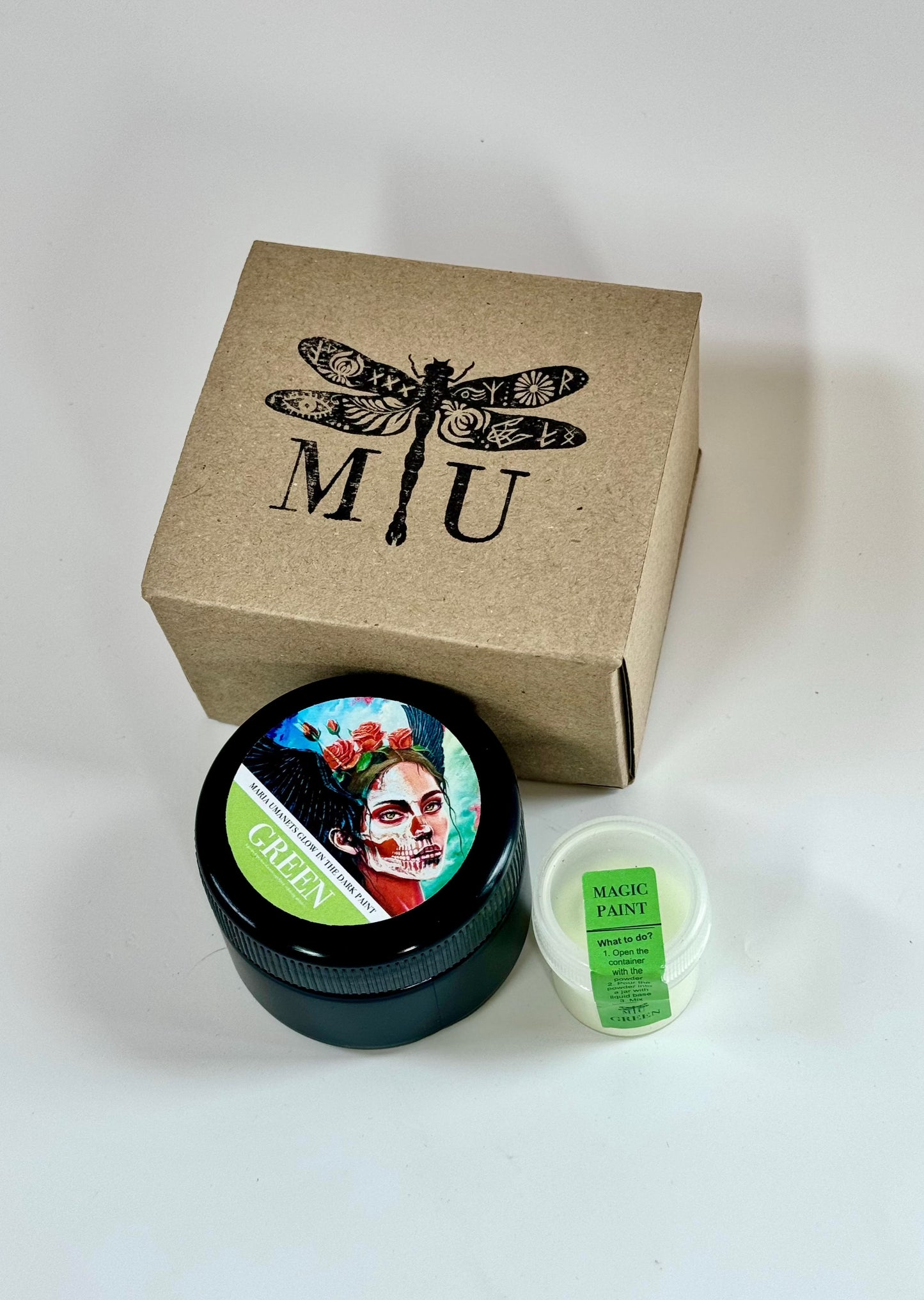 Fluorescent paint. Green. 100 ml.