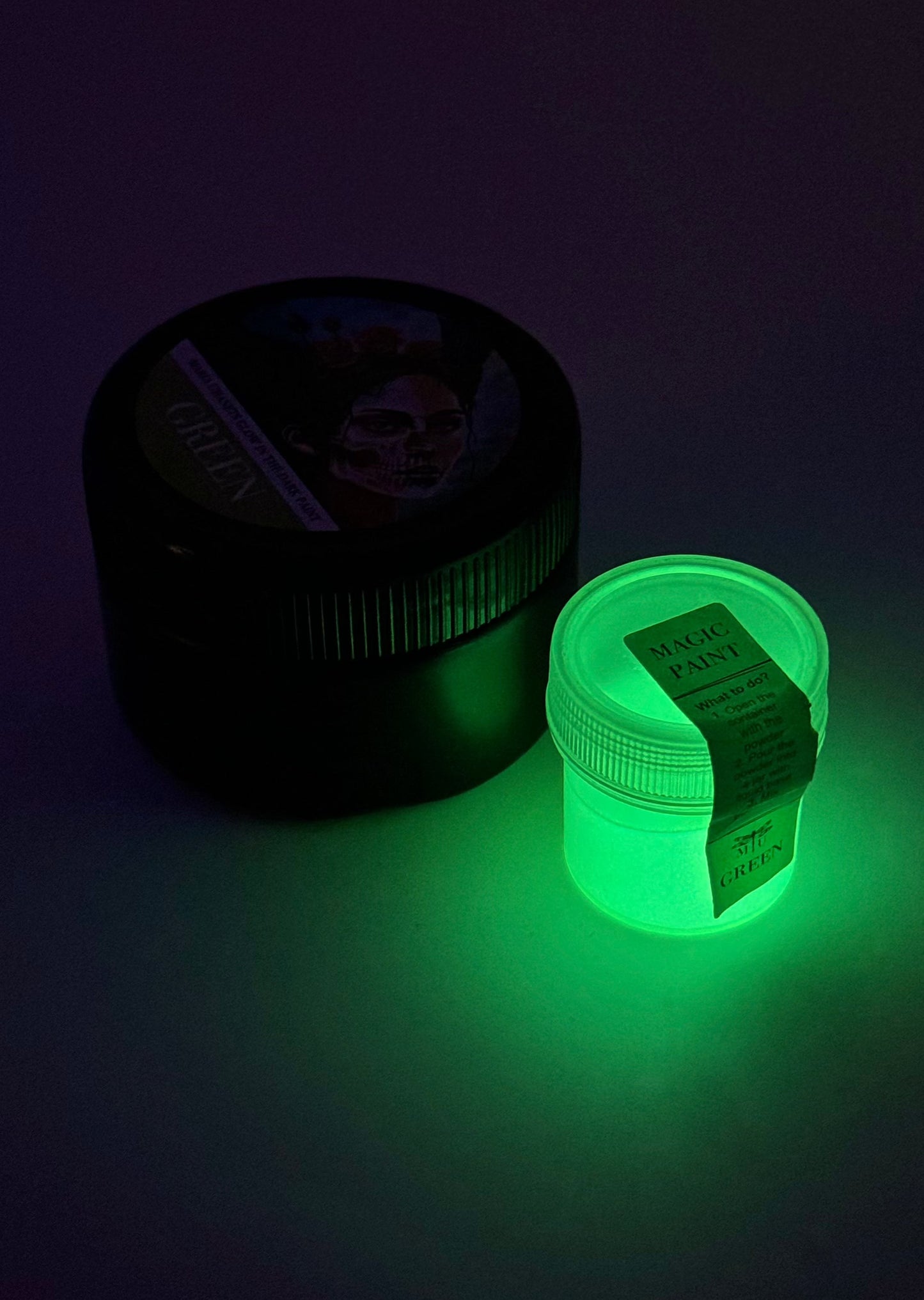 Fluorescent paint. Green. 100 ml.